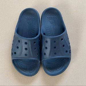 Crocs Navy Unisex Slide Sandals M6 W8